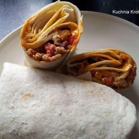 Krok 7 - Tortilla z mięsem mielonym foto