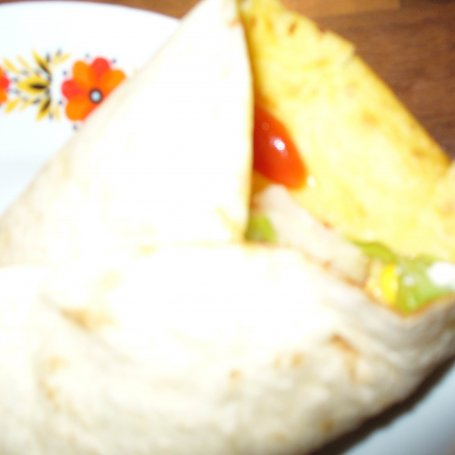 Krok 4 - Tortilla z serem i kurczakiem foto