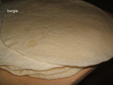 Tortillas z mąki pszennej