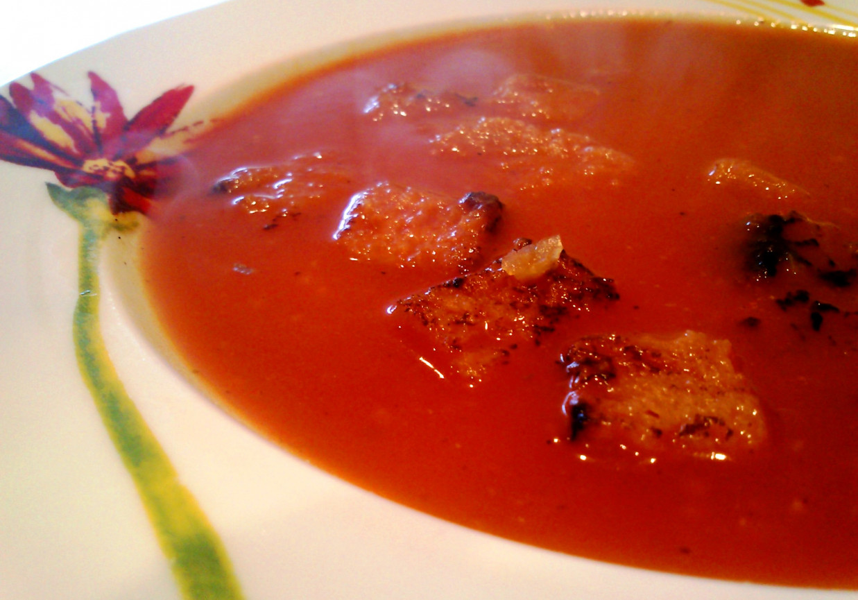 Toskańska zupa pomidorowa foto
