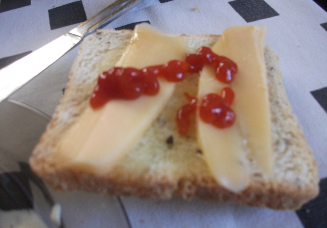 Tosty z serem i masłem foto