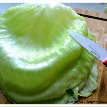 Krok 1 - Tradycyjne gołąbki z mięsem i ryżem foto