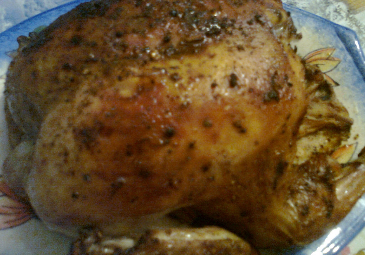 Tradycyjny kurczak pieczony foto
