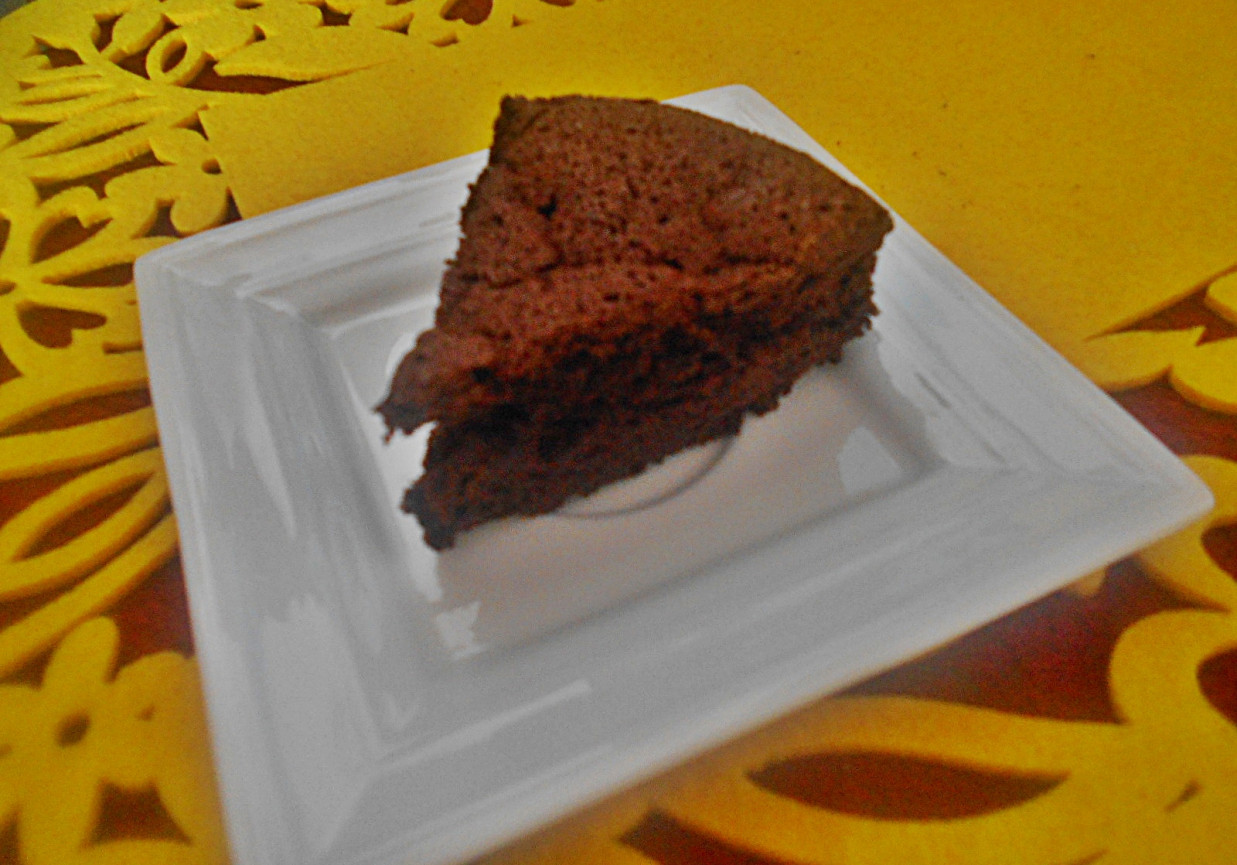 Truflowe ciasto czekoladowo-kawowe foto