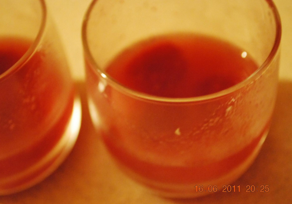 truskawkowy drink foto