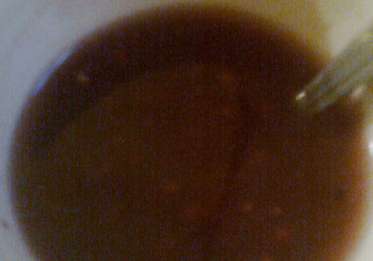 truskawkowy kisiel z sokiem malinowym foto