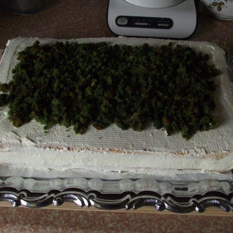 Krok 6 - Truskawkowy tort z mchem foto