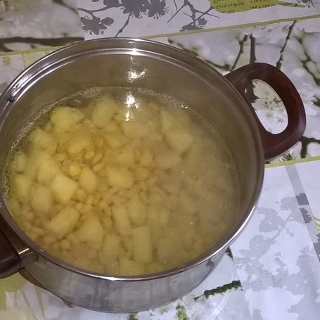 Krok 4 - Turecka zupa-krem z kukurydzy foto