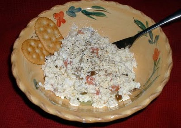 Fotografia przedstawiająca Twarożek z chudego sera z tuńczykiem   Dieta proteinowa