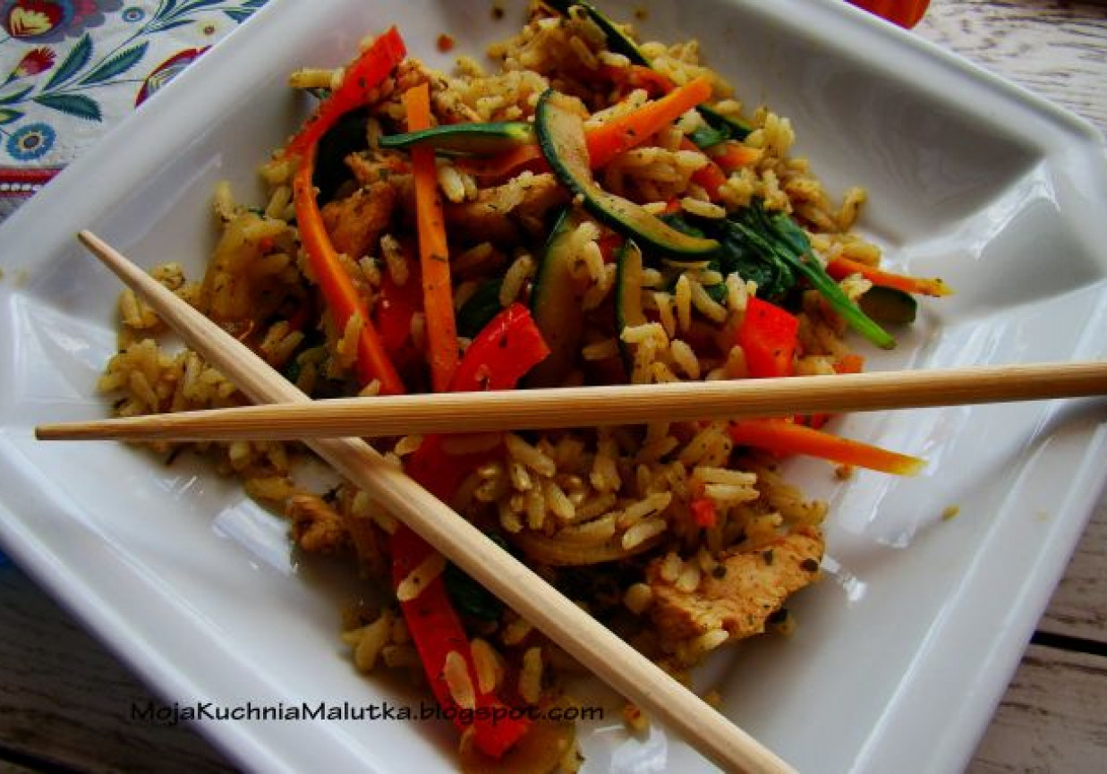 U chińczyka - ryż z woka foto