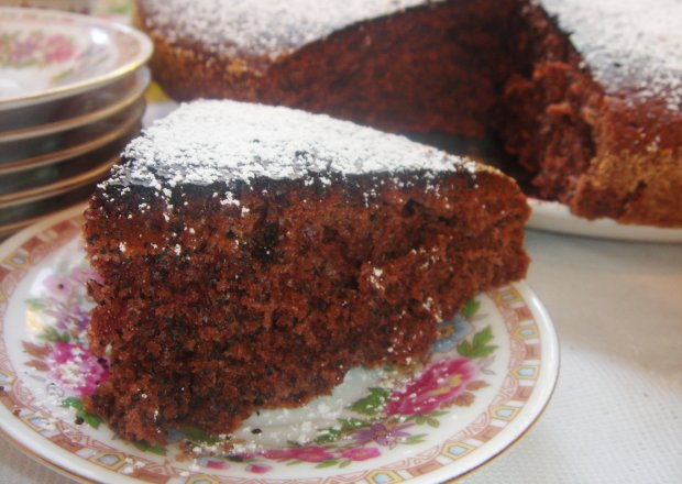 Fotografia przedstawiająca Ucierane ciasto kakaowe z makiem