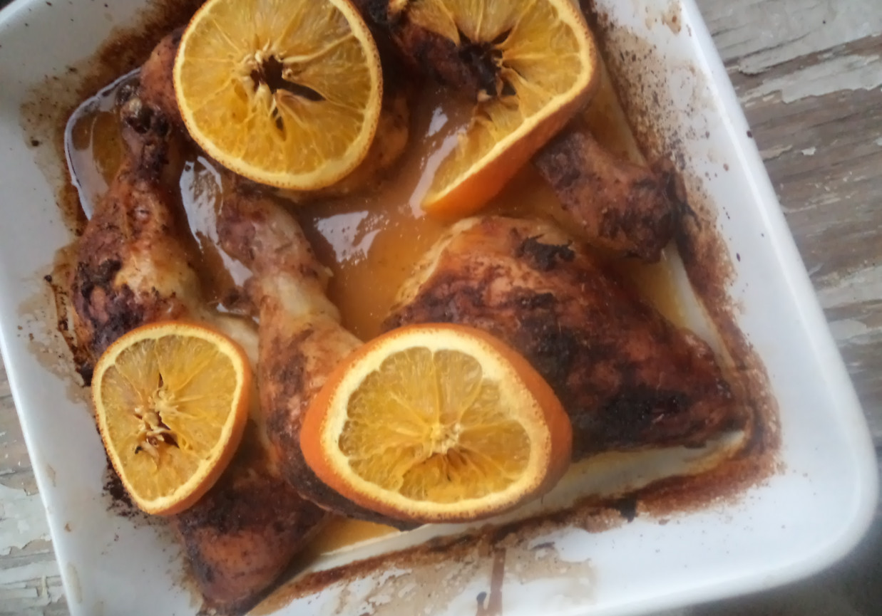 Udka pieczone z pomarańczami :) foto