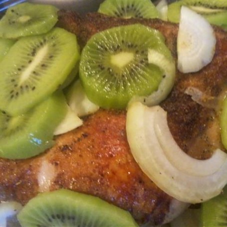 Krok 6 - Udka z kiwi i żurawiną foto