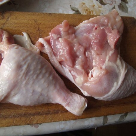Krok 2 - Udka z kurczaka faszerowane pieczarkami foto