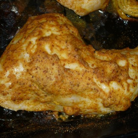 Krok 2 - Udka z kurczaka pieczone w musztardzie foto