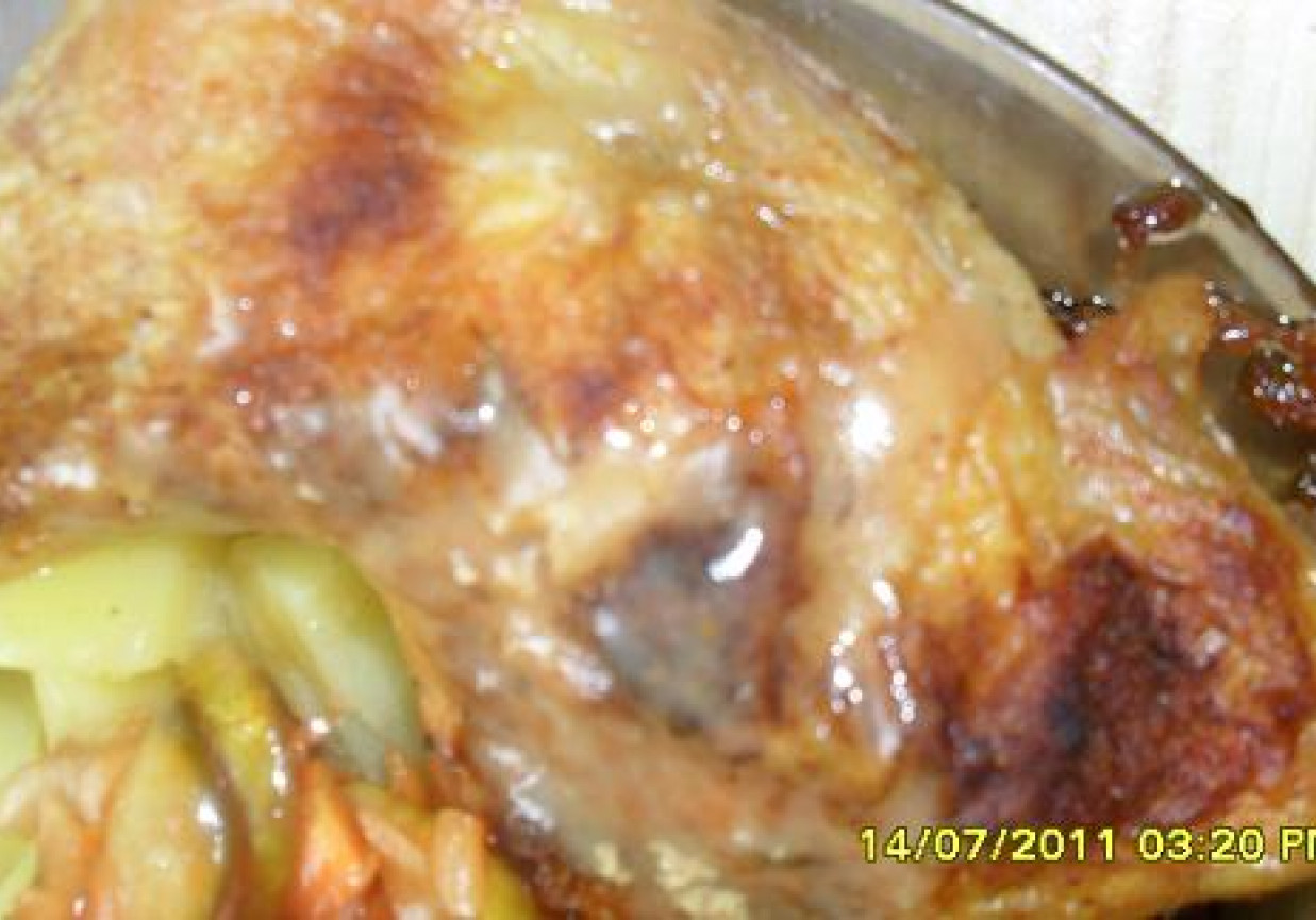 Udka z kurczaka w sosie śmietanowym foto