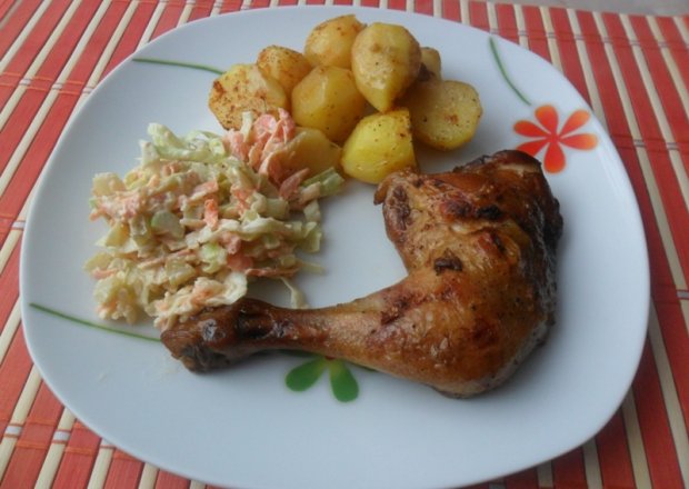 Fotografia przedstawiająca Udka z kurczaka z imbirem