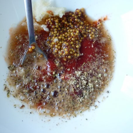 Krok 1 - Udko w ketchupowo-musztardowej marynacie foto
