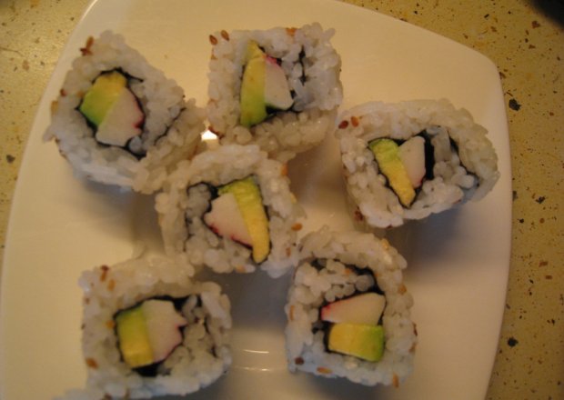 Fotografia przedstawiająca Uromaki sushi
