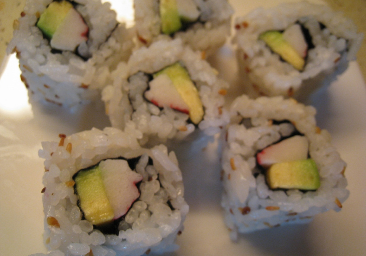 Uromaki sushi foto
