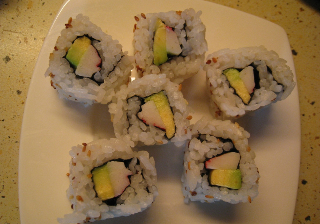 Uromaki sushi foto