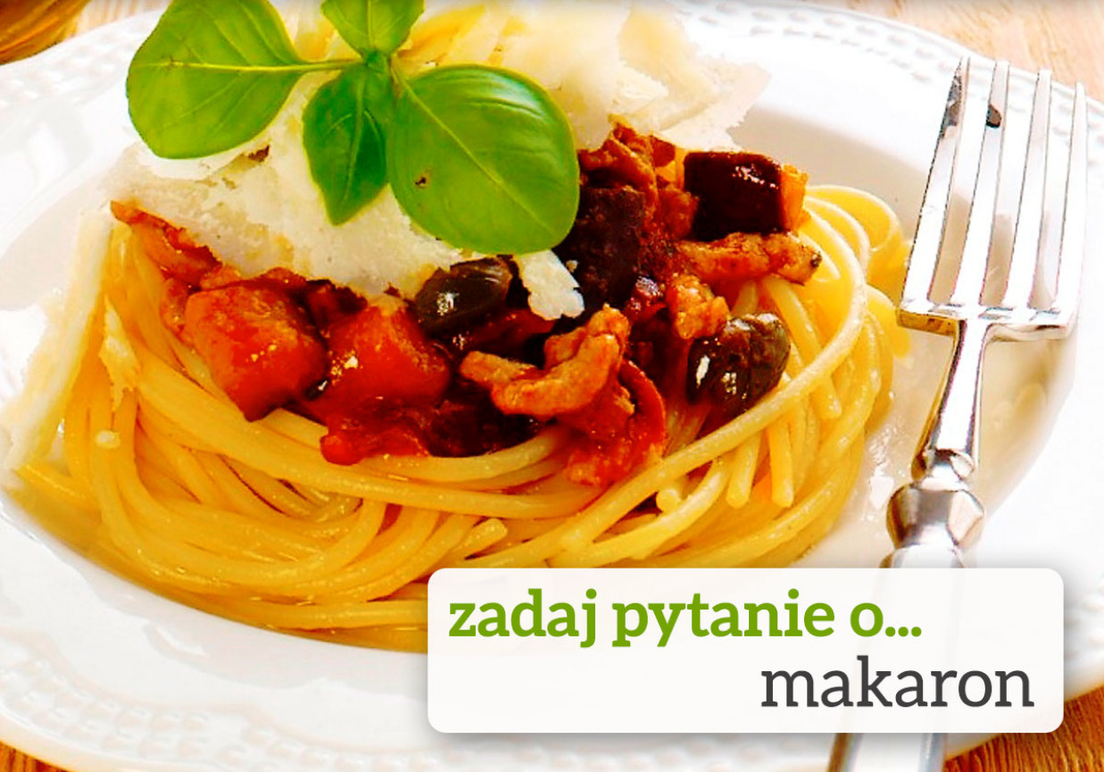 VIII tura konkursu - Zadaj pytanie o… makaron