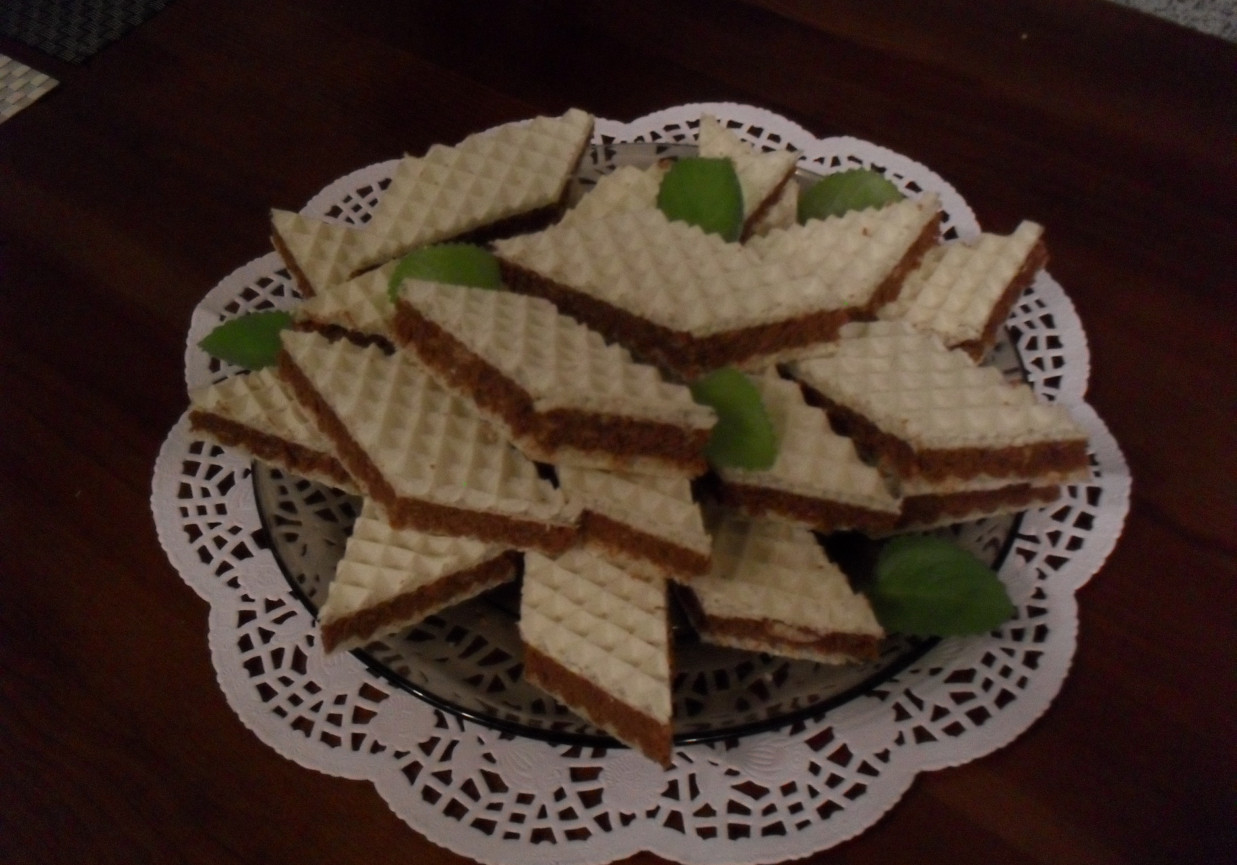 Wafle kakaowe foto