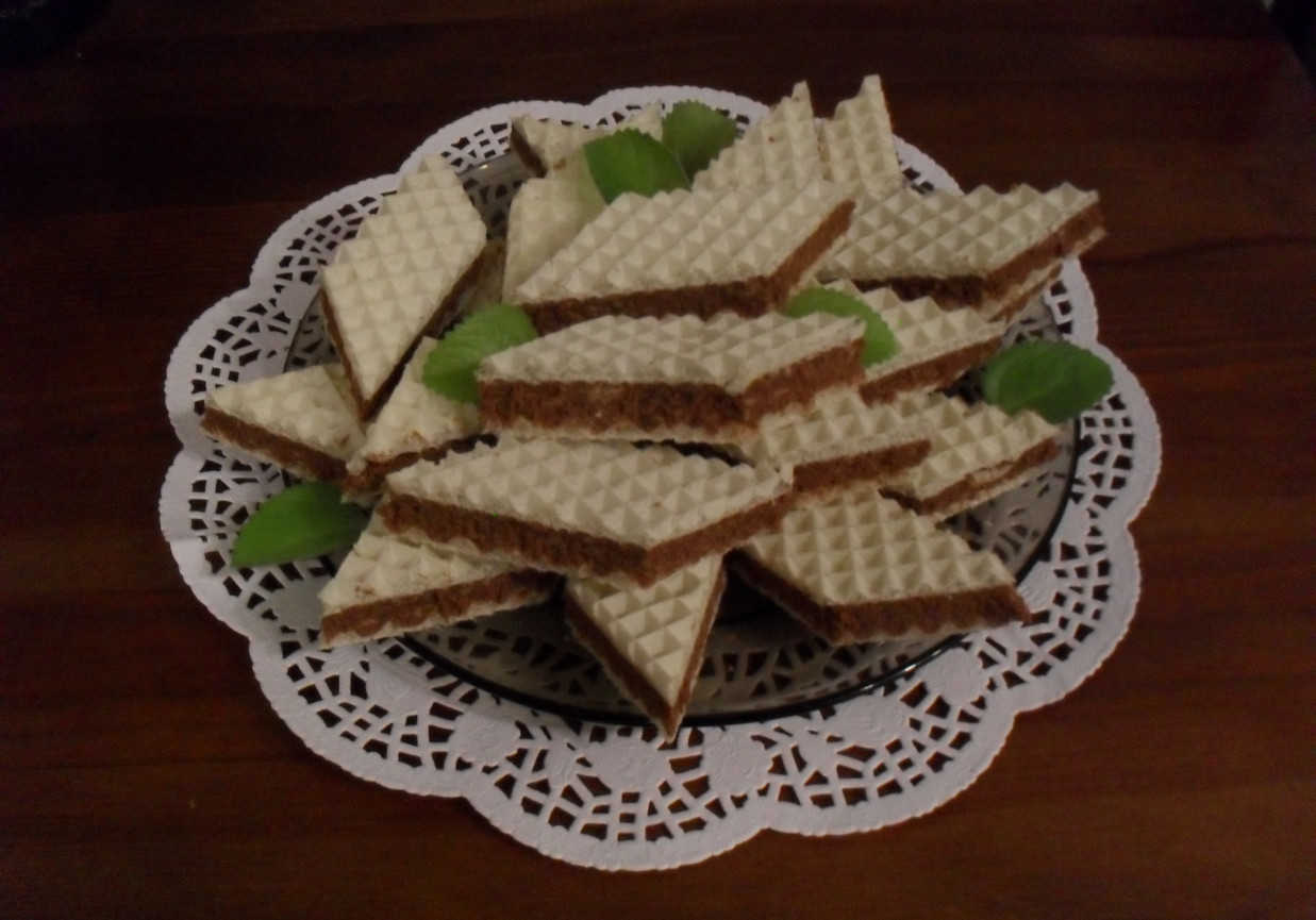 Wafle kakaowe foto