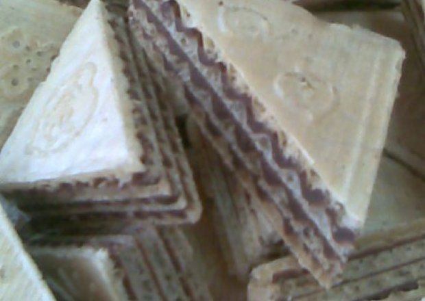 Fotografia przedstawiająca wafle kakaowe