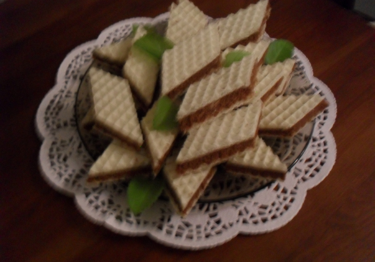 Wafle kakaowe foto