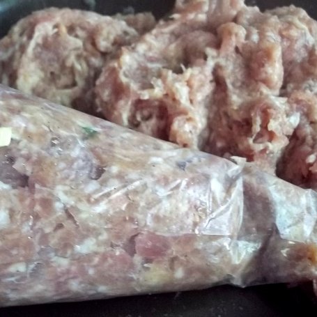 Krok 2 - Waflowe krążki z mielonym i farszem jajecznym foto