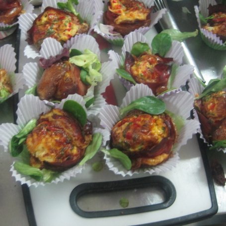Krok 3 - Walentynkowa mini frittata Piotra foto