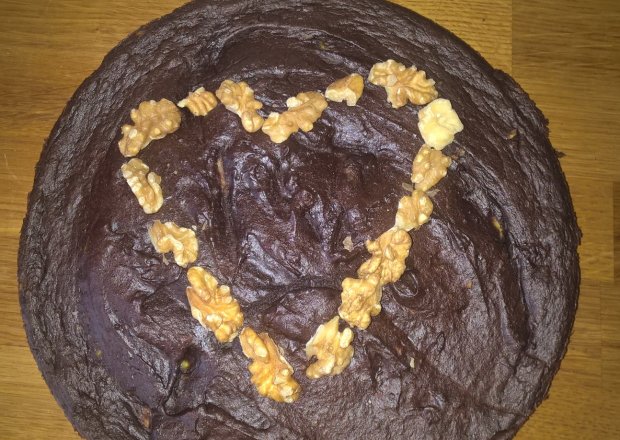 Fotografia przedstawiająca Walentynkowe brownie z awokado