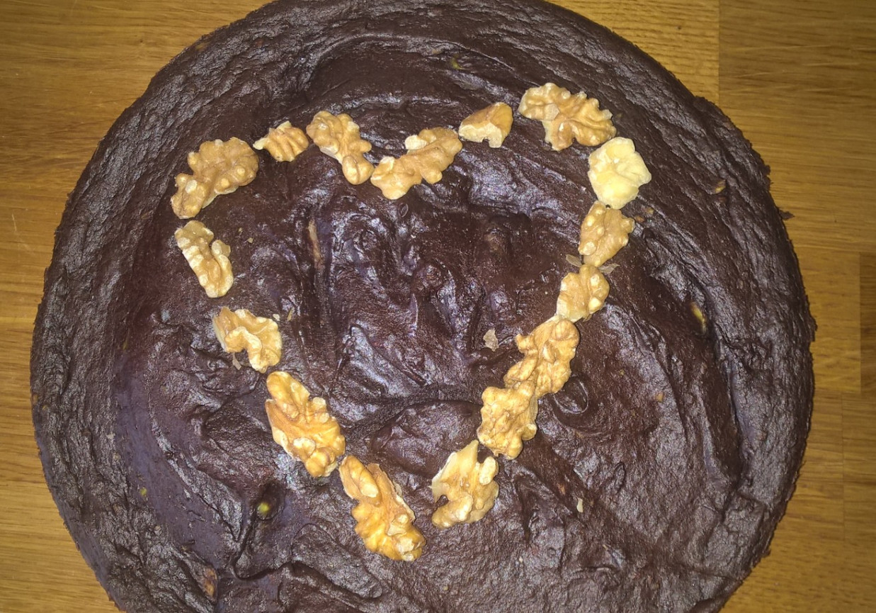 Walentynkowe brownie z awokado foto