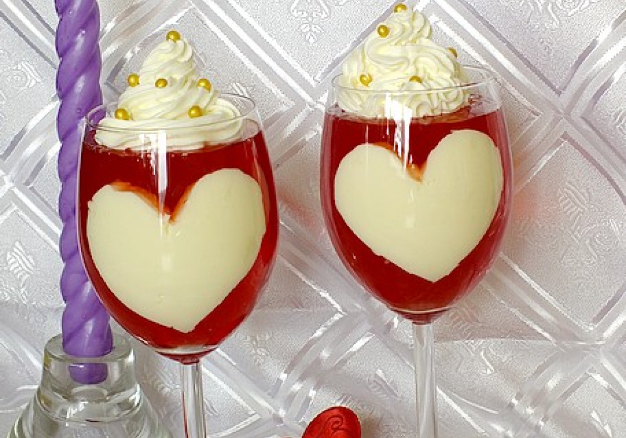 Walentynkowy deser "Kocham Cię!" foto