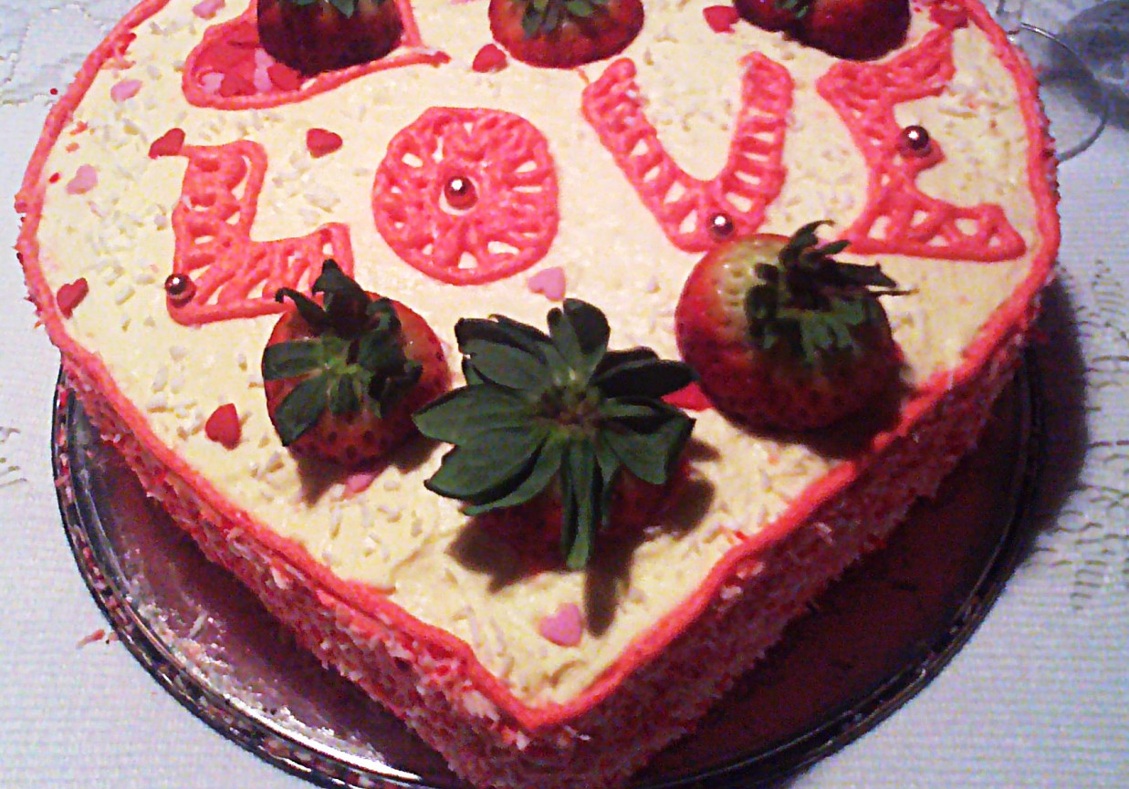 Walentynkowy tort foto