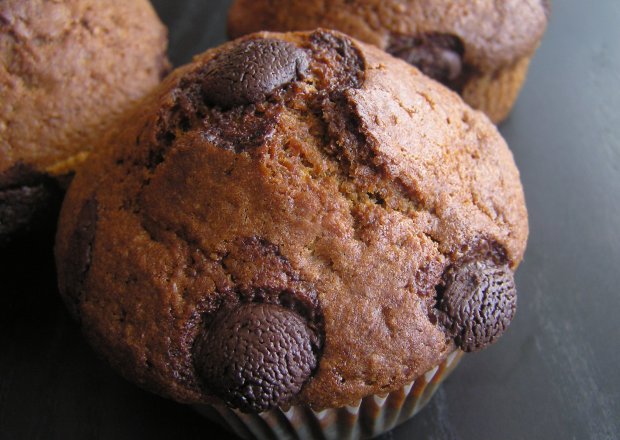 Fotografia przedstawiająca Waniliowe muffinki z piegami