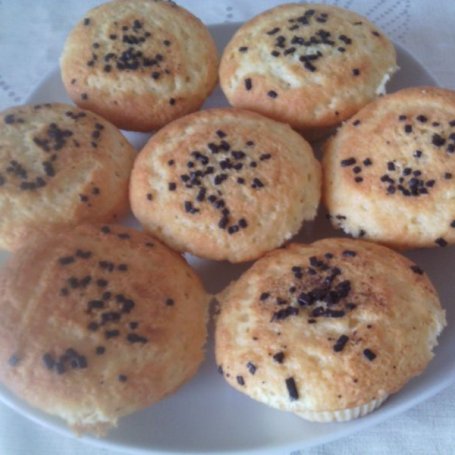 Krok 6 - Waniliowe muffiny z posypką czekoladową foto