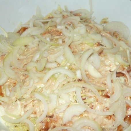Krok 4 - Warstwowa sałatka gyros foto