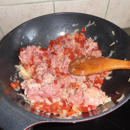 Krok 2 - Warstwowa zapiekanka mięsno warzywna foto