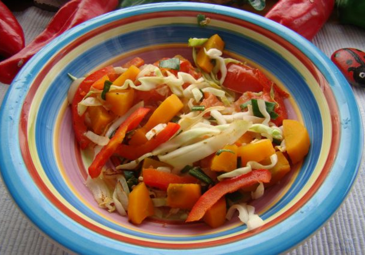 warzywa expresowe z masełkiem foto