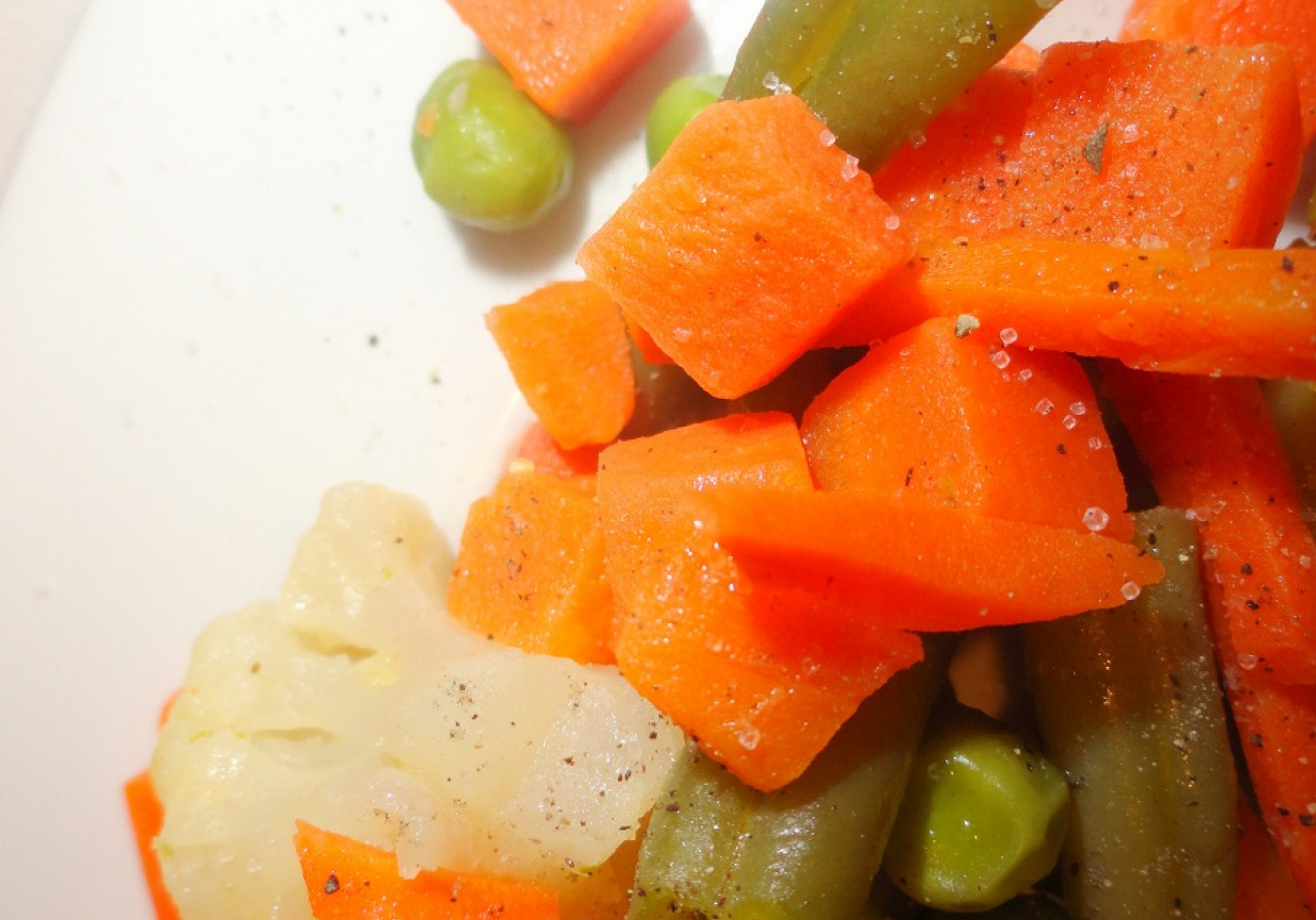 Warzywa gotowane do obiadu foto