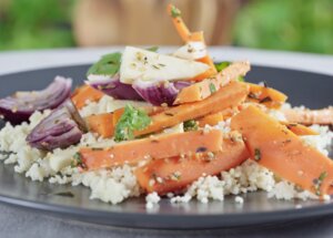 Jak zrobić warzywa korzeniowe z piekarnika? foto