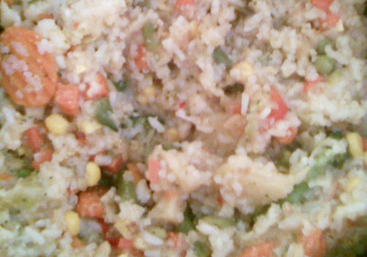Warzywa na patelnię 2 z ryżem foto