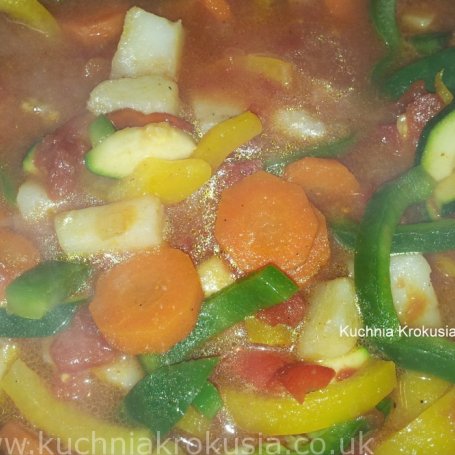 Krok 6 - Warzywa z curry foto