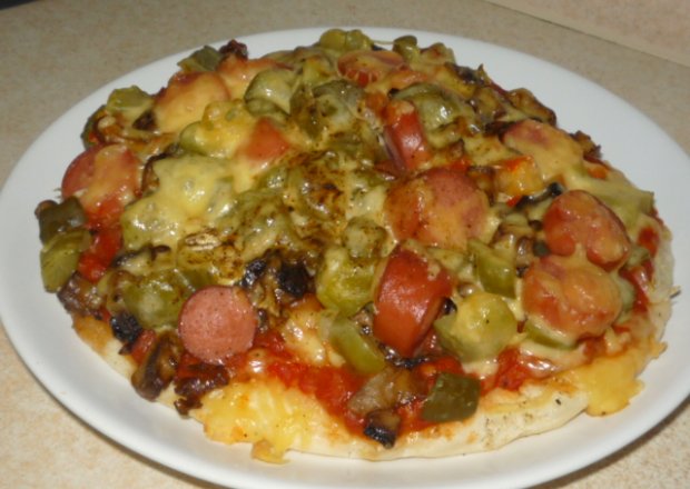 Fotografia przedstawiająca Warzywna pizza