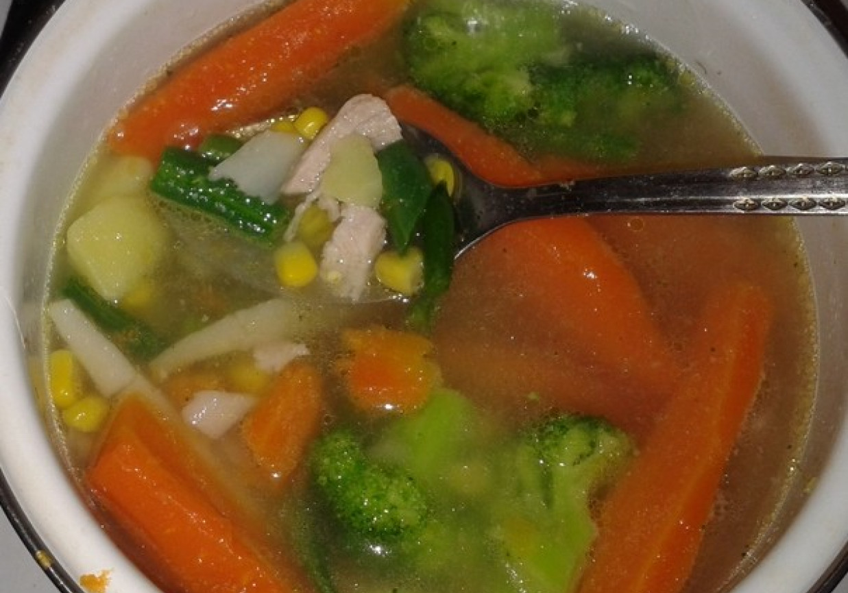 warzywna zupa dla dzieci foto
