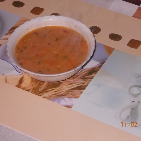Krok 6 - Warzywna zupa na barzancie foto