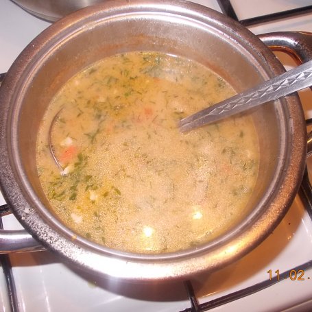 Krok 5 - Warzywna zupa na barzancie foto