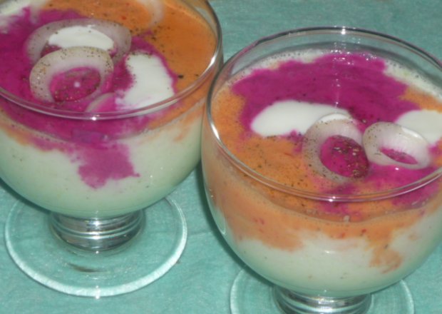 Fotografia przedstawiająca Warzywny deser na jogurcie